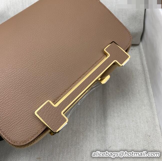 Top Quality Hermes Geta Bag in Chevre Mysore Leather H2903 Grey 2023(All Handmade)