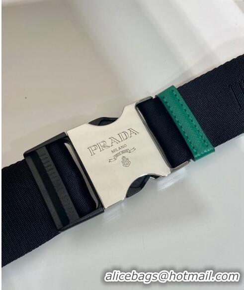 Top Quality Prada Saffiano Leather Belt bag 2VH156 Green 2023