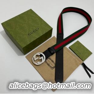 Top Quality Gucci Web Belt with G Buckle Width 40MM GUB0154