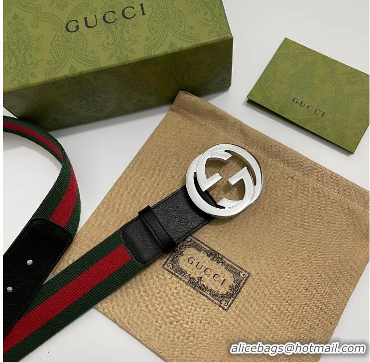 Top Quality Gucci Web Belt with G Buckle Width 40MM GUB0154