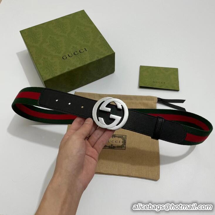 Top Quality Gucci Web Belt with G Buckle Width 40MM GUB0154