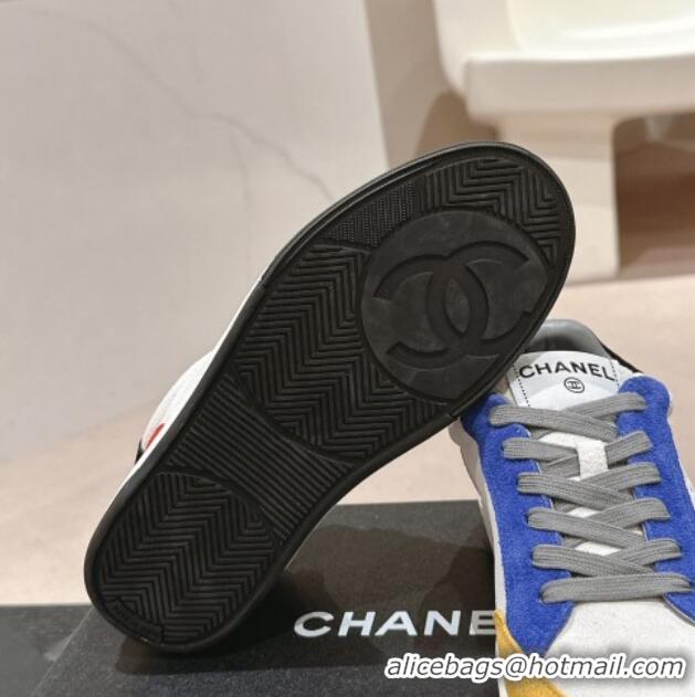 Good Looking Chanel Suede Sneakers Yellow/Other 424152