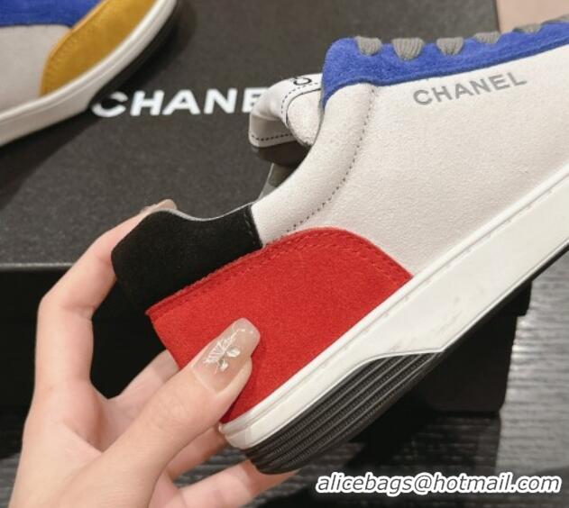 Good Looking Chanel Suede Sneakers Yellow/Other 424152