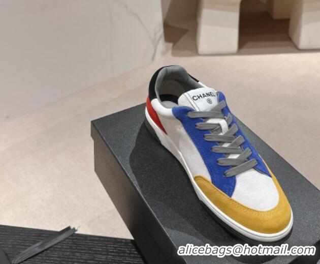 Good Looking Chanel Suede Sneakers Yellow/Other 424152