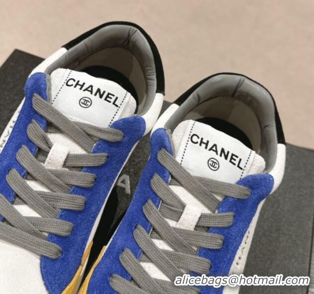 Good Looking Chanel Suede Sneakers Yellow/Other 424152