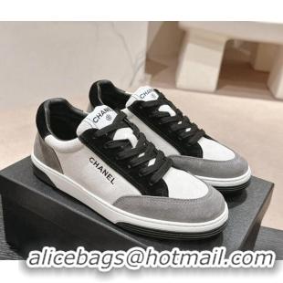 Top Grade Chanel Suede Sneakers Grey/Other 424153