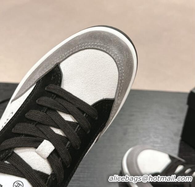 Top Grade Chanel Suede Sneakers Grey/Other 424153