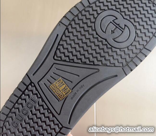 ​Sophisticated Gucci Men's GG Canvas Flat Slide Sandals with Buckle 0427 Black 2024