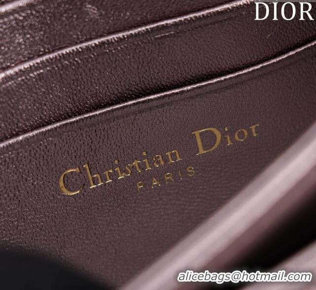 Super Quality Dior My Dior Mini Bag in Cannage Metalic Lambskin 0980 Grey 2024