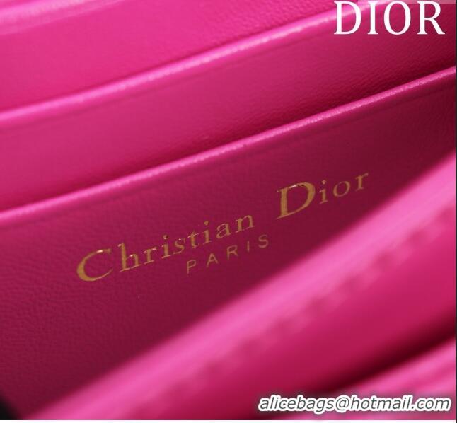 Pretty Style Dior My Dior Mini Bag in Cannage Lambskin 0980 Rosy 2024