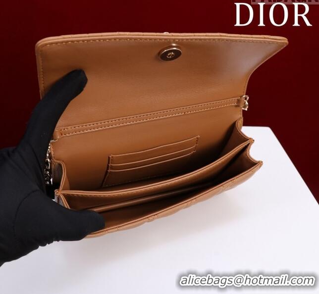 Promotional Dior My Dior Mini Bag in Cannage Lambskin 0980 Brown 2024