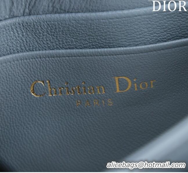 New Design Dior My Dior Mini Bag in Cannage Lambskin 0980 Blue 2024