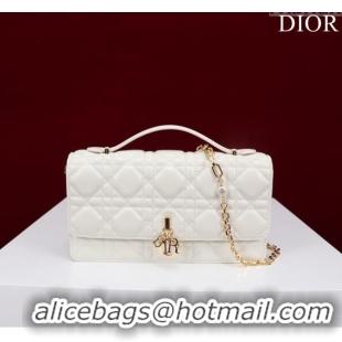 Low Cost Dior My Dior Mini Bag in Cannage Lambskin 0980 White 2024