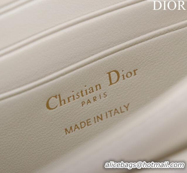 Low Cost Dior My Dior Mini Bag in Cannage Lambskin 0980 White 2024