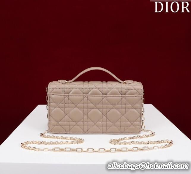 Reasonable Price Dior My Dior Mini Bag in Warm Cannage Lambskin 0980 Taupe 2024