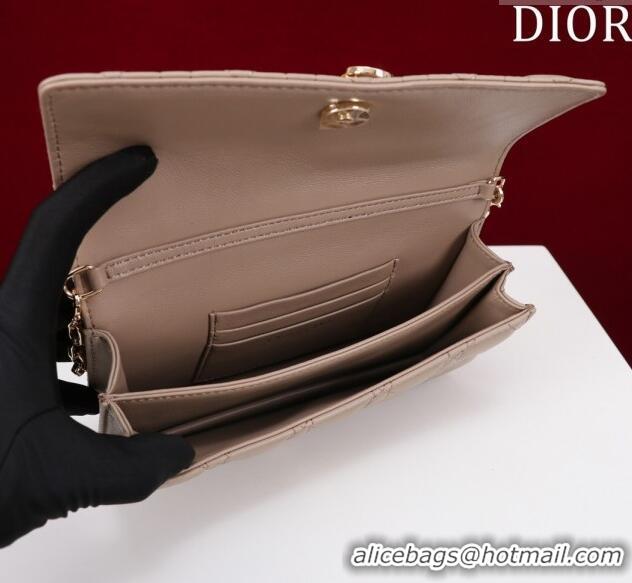 Reasonable Price Dior My Dior Mini Bag in Warm Cannage Lambskin 0980 Taupe 2024