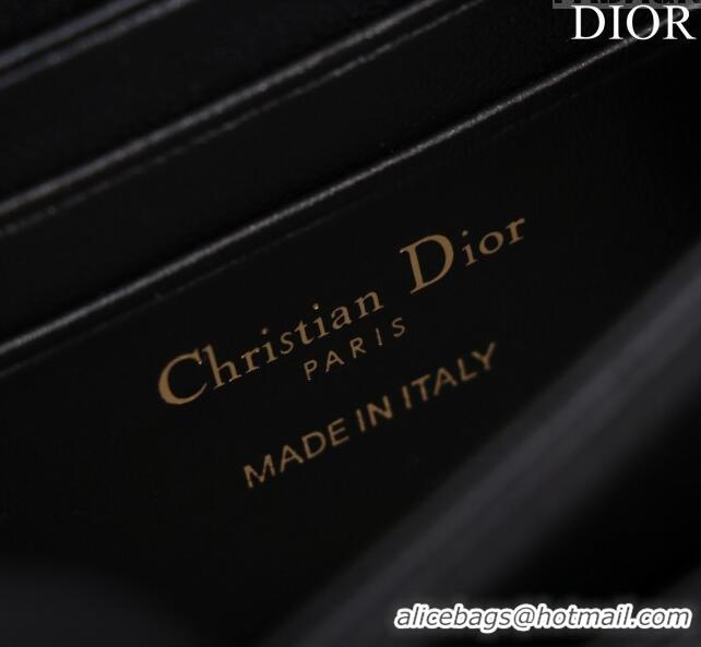 Inexpensive Dior My Dior Mini Bag in Patent Cannage Calfskin 0980 Black 2024