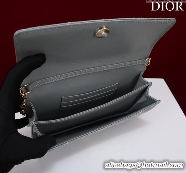 Reasonable Price Dior My Dior Mini Bag in Patent Cannage Calfskin 0980 Grey 2024