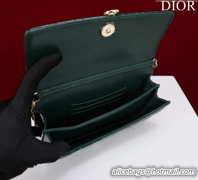 Reasonable Price Dior My Dior Mini Bag in Patent Cannage Calfskin 0980 Green 2024