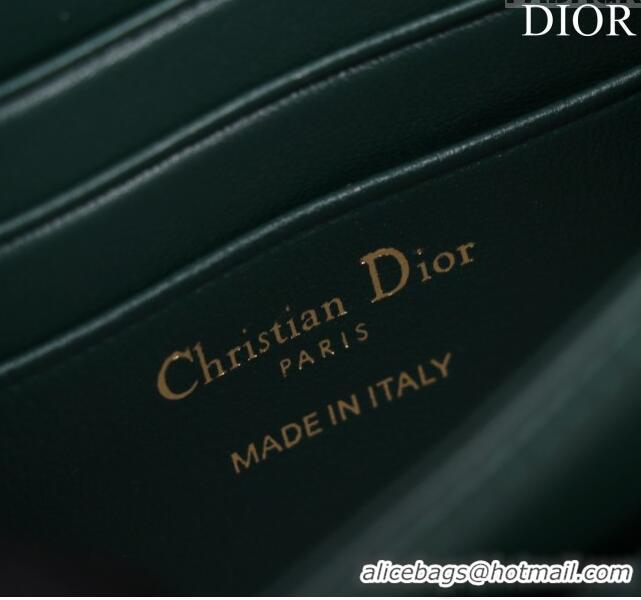 Reasonable Price Dior My Dior Mini Bag in Patent Cannage Calfskin 0980 Green 2024