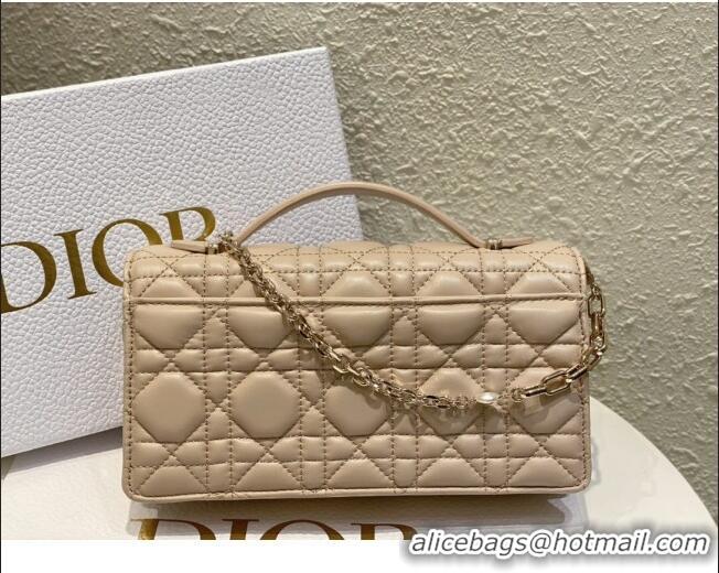 Promotional Dior My Dior Mini Bag in Beige Cannage Lambskin 0980 2024