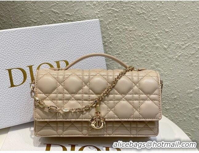 Promotional Dior My Dior Mini Bag in Beige Cannage Lambskin 0980 2024