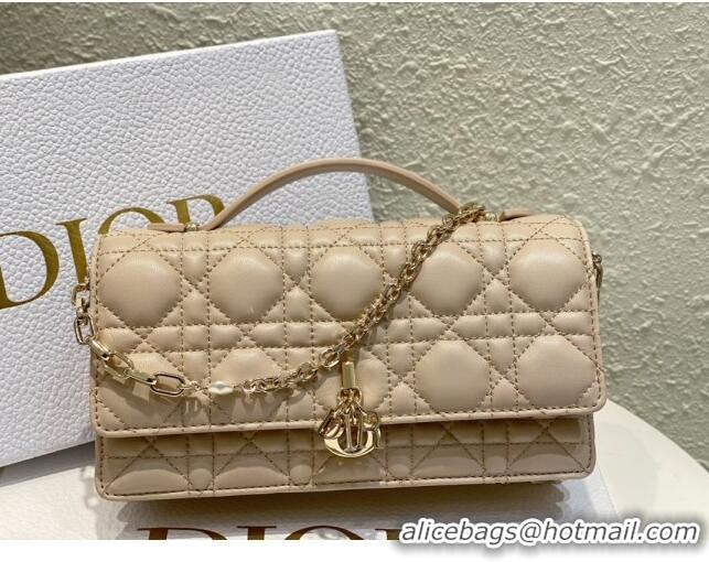 Promotional Dior My Dior Mini Bag in Beige Cannage Lambskin 0980 2024