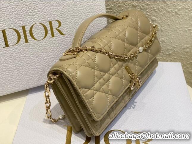 Top Design Dior My Dior Mini Bag in Cannage Lambskin 0980 Apricot 2024