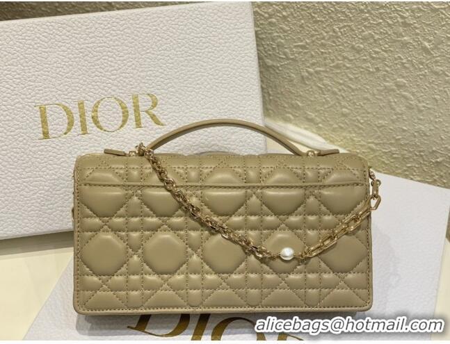 Top Design Dior My Dior Mini Bag in Cannage Lambskin 0980 Apricot 2024