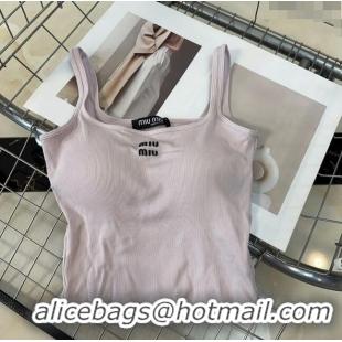 Famous Brand Miu Miu Vest 0509 Powder Pink 2024