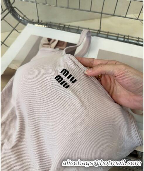 Famous Brand Miu Miu Vest 0509 Powder Pink 2024