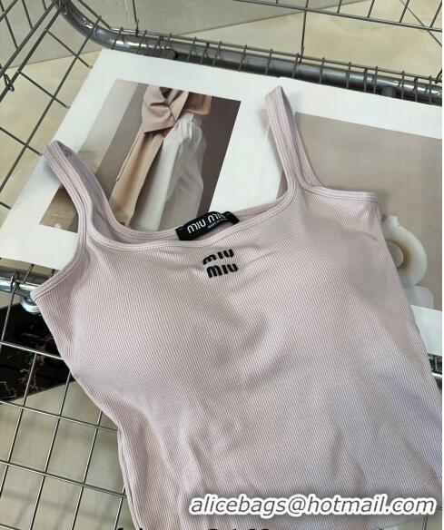 Famous Brand Miu Miu Vest 0509 Powder Pink 2024