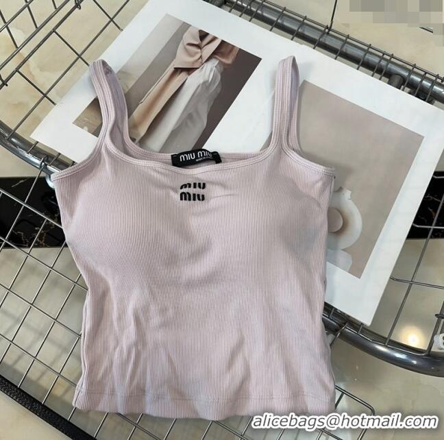 Famous Brand Miu Miu Vest 0509 Powder Pink 2024