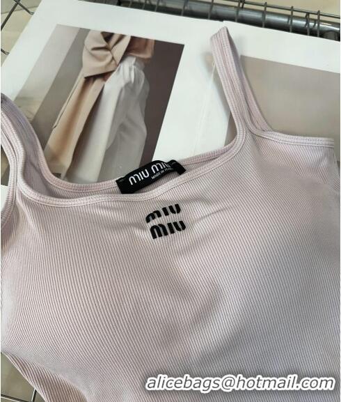 Famous Brand Miu Miu Vest 0509 Powder Pink 2024