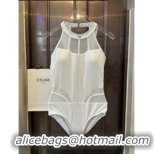 Reasonable Price Chanel Swimwear with Mesh 0509 White 2024