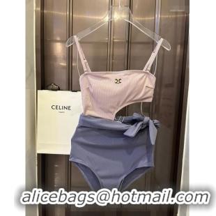 ​Reasonable Price Celine Swimwear with 050901 Bow Pink/Blue 2024