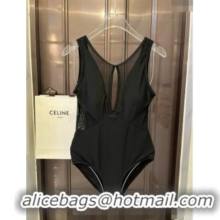 Top Grade Prada Swimwear with Mesh P0509 Black 2024