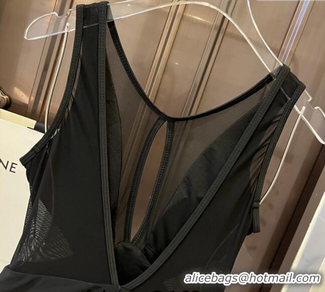 Top Grade Prada Swimwear with Mesh P0509 Black 2024