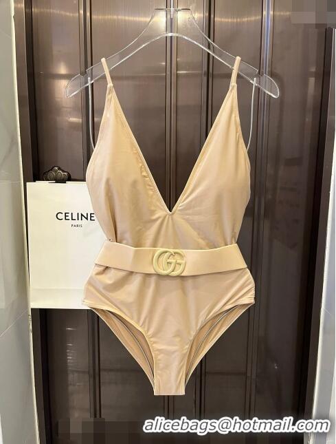 New Fashion Gucci Swimwear 050901 Beige 2024