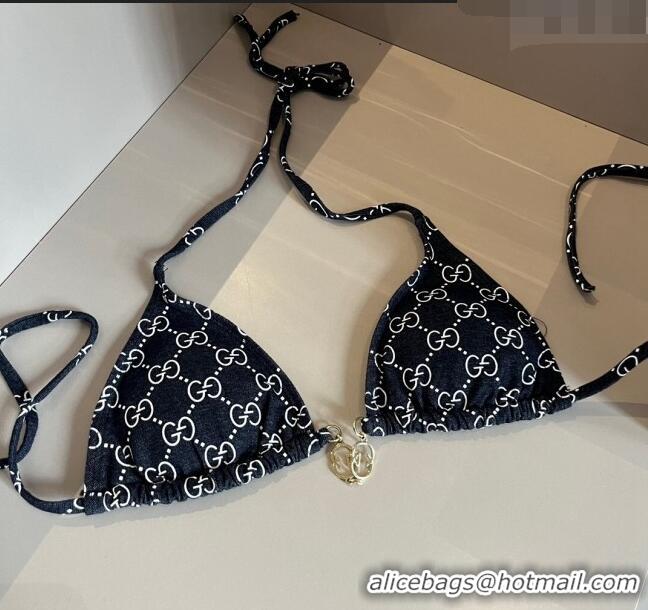 ​Cheapest Gucci Swimwear with GG and Chain G0509 Black 2024