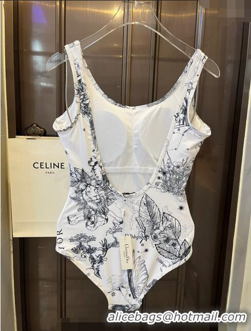 Top Quality Dior Swimwear 050957 White/Black 2024