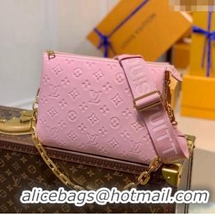 Most Popular Louis Vuitton Coussin in Monogram Leather Bag PM M59276 Light Pink