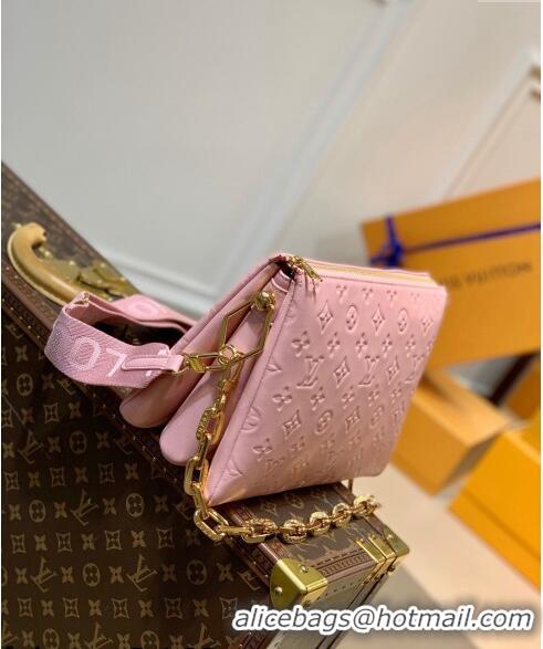 Most Popular Louis Vuitton Coussin in Monogram Leather Bag PM M59276 Light Pink