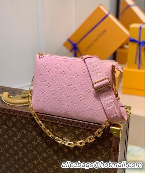 Most Popular Louis Vuitton Coussin in Monogram Leather Bag PM M59276 Light Pink