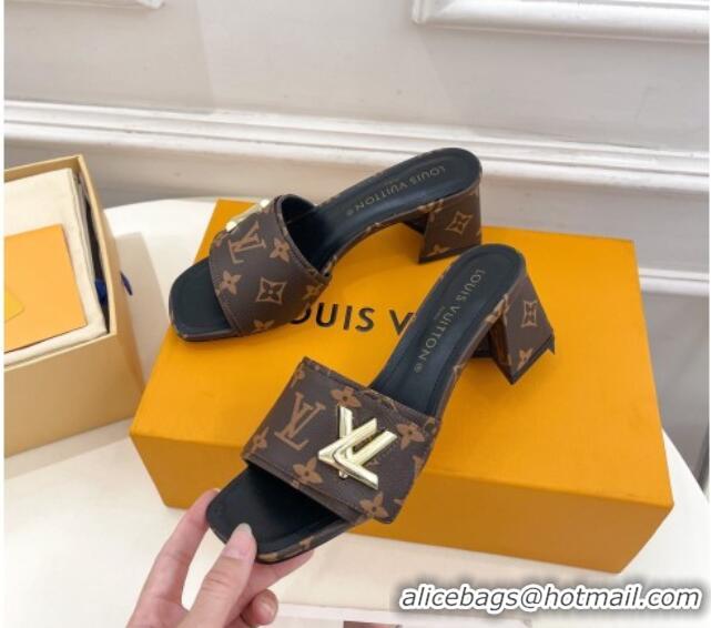 Buy Discount Louis Vuitton Shake Slide Sandals 5.5cm in Classic Monogram Canvas 426054