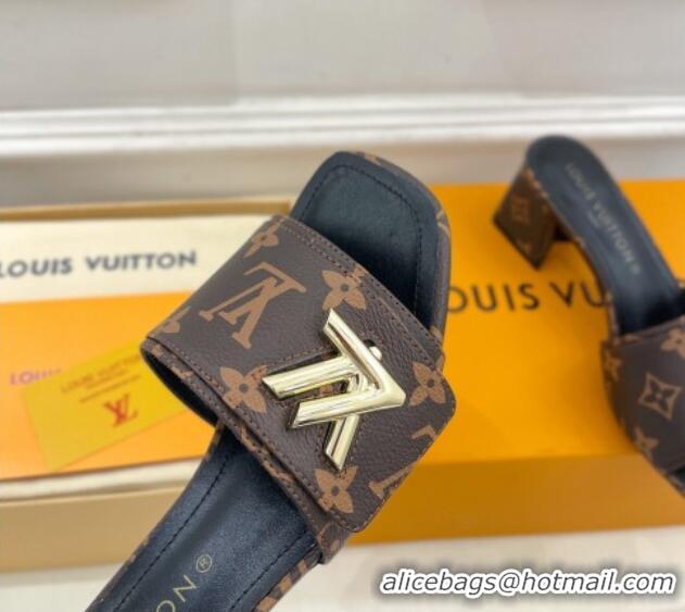 Buy Discount Louis Vuitton Shake Slide Sandals 5.5cm in Classic Monogram Canvas 426054