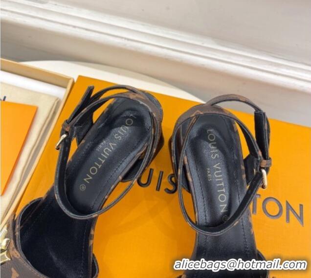 Good Quality Louis Vuitton Shake Strap Sandals 5.5cm in Classic Monogram Canvas 426072