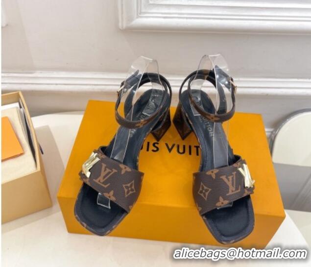 Good Quality Louis Vuitton Shake Strap Sandals 5.5cm in Classic Monogram Canvas 426072