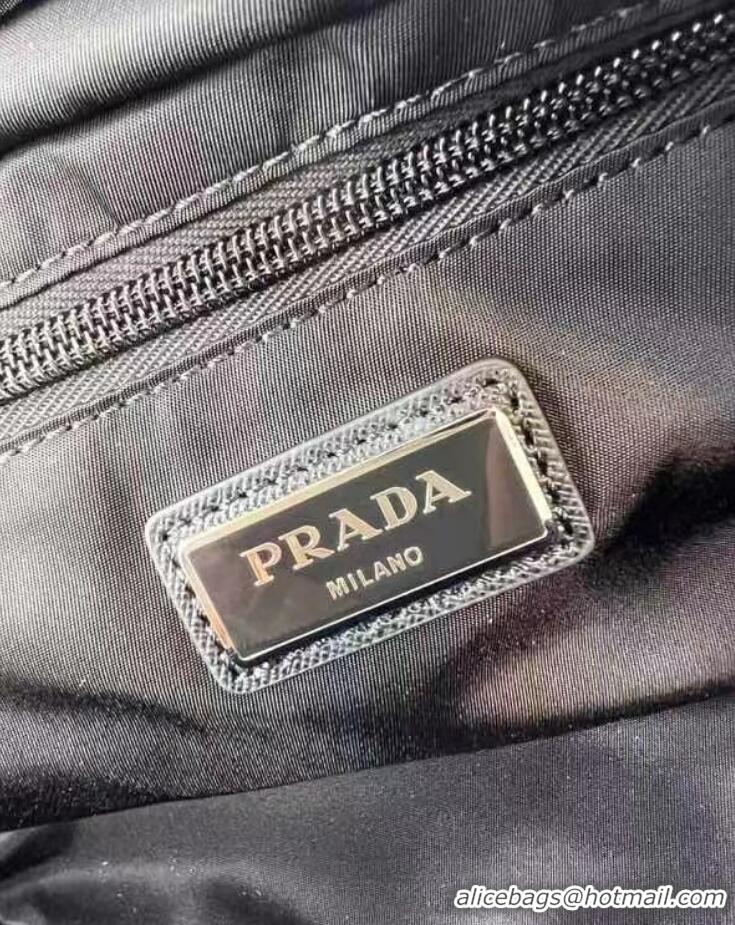 Reasonable Price Prada Re-Nylon And Saffiano Leather Travel Pouch Bag 2NA029 Black