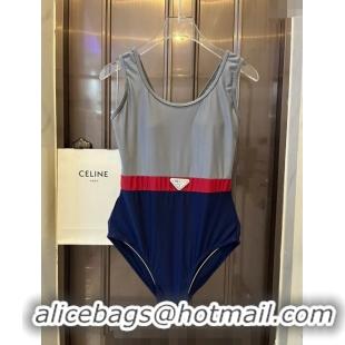 Unique Discount Prada Swimwear 0509 Grey/Red/Blue 2024